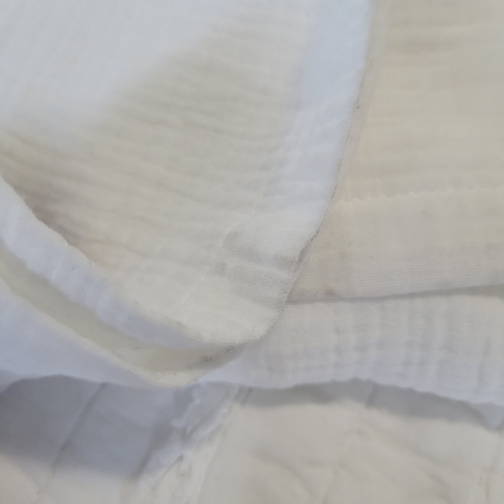 Cynthia Rowley Lightweight 100% Cotton Cropped Pants 2X White NWOT - Picture 12 of 13